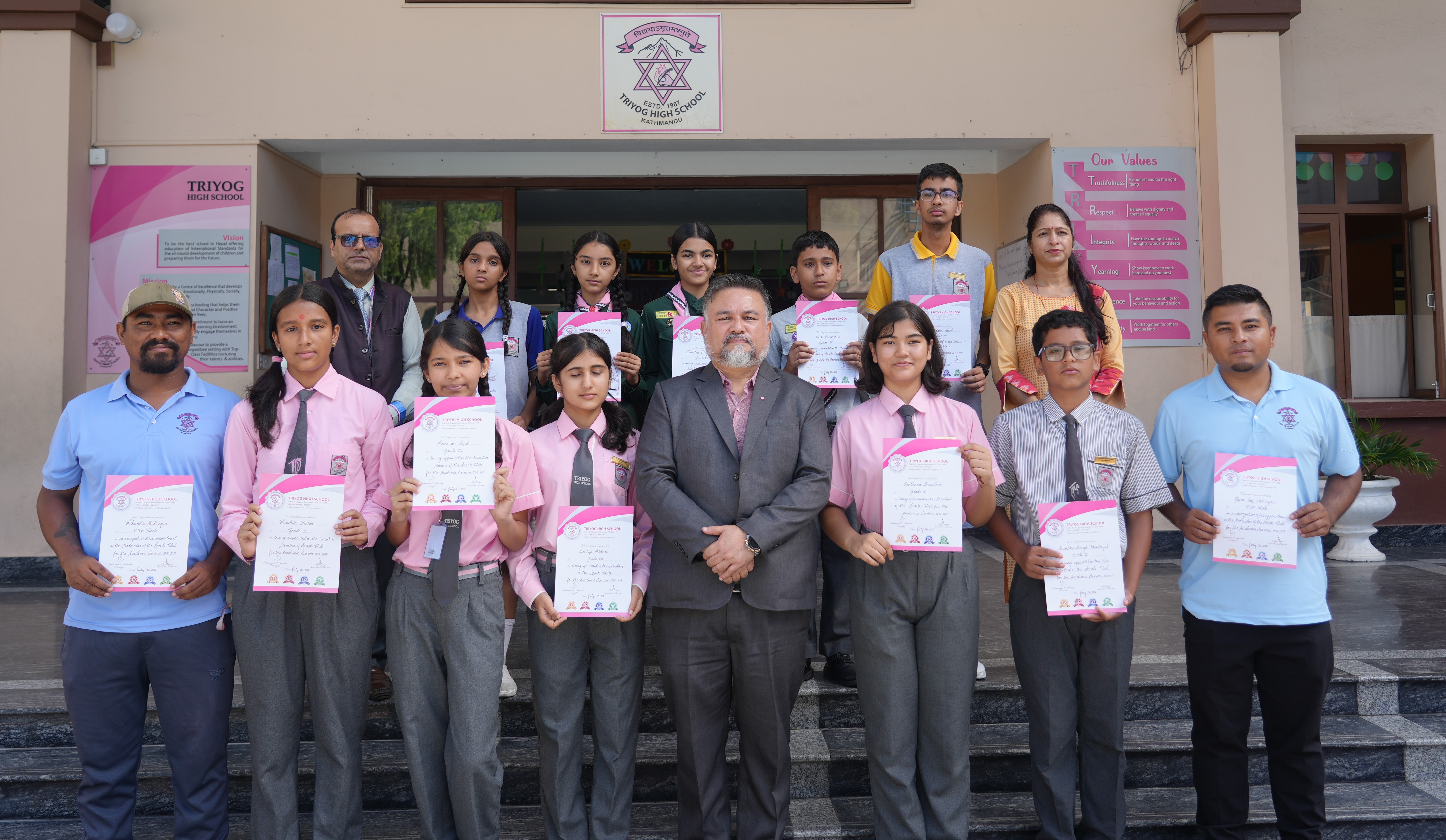 Sports Club members and moderators group photo