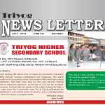 Triyog Newsletter’14/15 Volume-I Year: 2014-2015 Published on: 27th July 2014