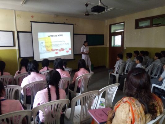 Junior Red Cross Circle Interaction Session