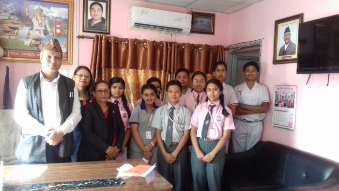 Community Service Club Interacts with Tokha Mayor