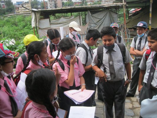 Field Trip to Bagmati River Bank: Grade VII ‘D’