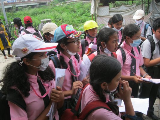 Field Trip to Bagmati River Bank: Grade VII ‘D’