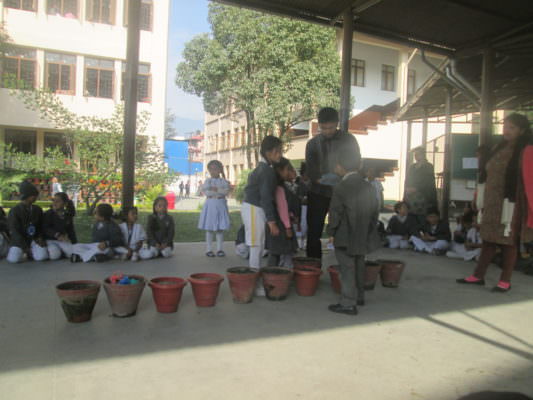 Interaction with the School Gardener: Grade I