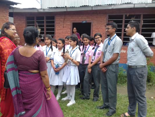 Visit to Chetna Mahila Madhyamik Vidhyala