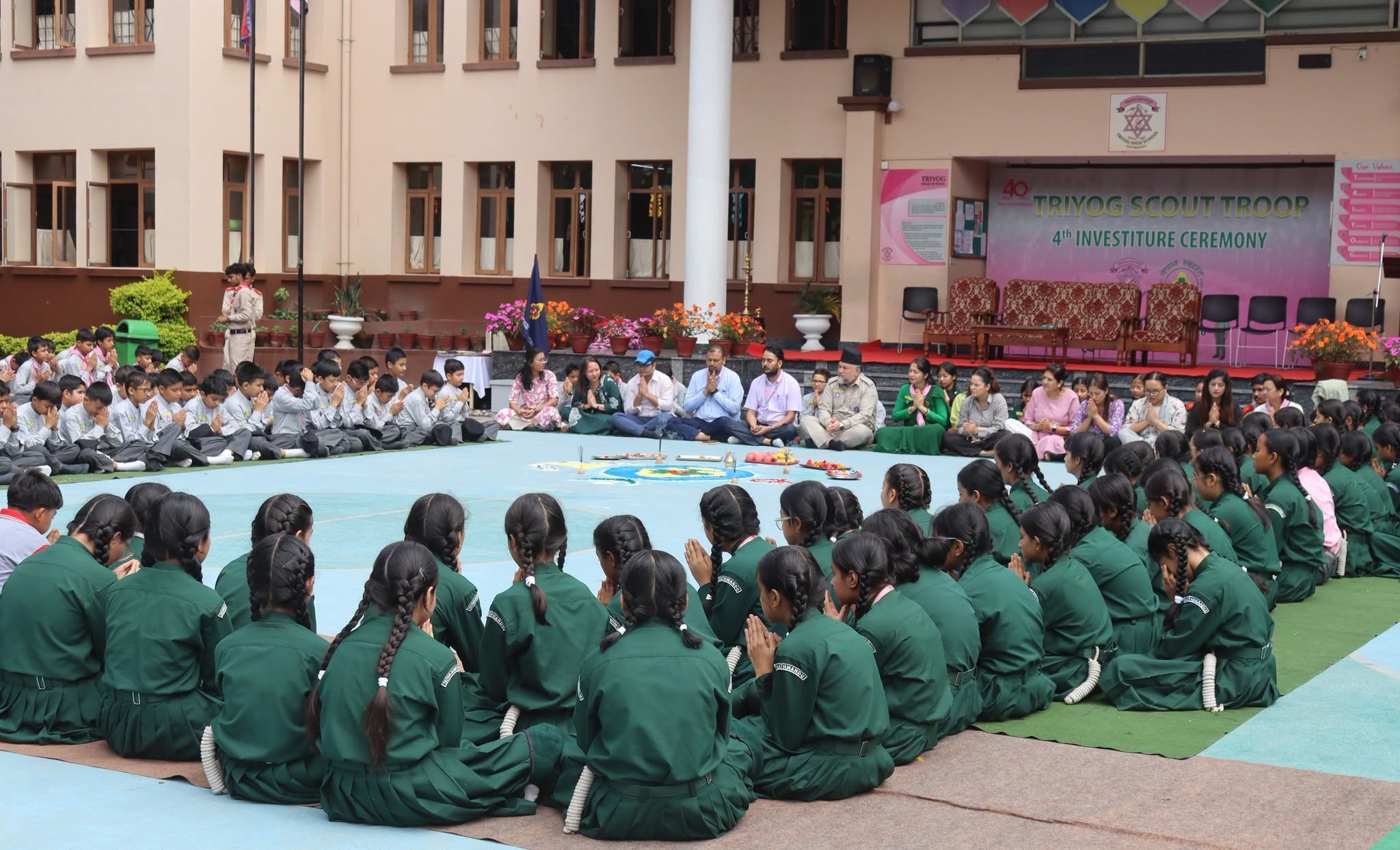 Scout Investiture Ceremony